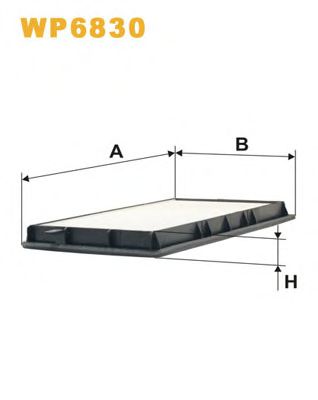 WIX FILTERS wp6830 -  Фильтр воздуха в салоне